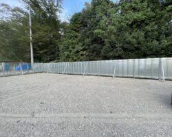 【本日の現場】現場の「顔」を美しく！仮囲い（鋼板）の設置